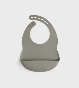 Tiny Table Co: Tiny Table Co. | Silicone Catch Bib | Olive
