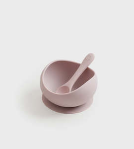 Tiny Table Co: Tiny Table Co. | Suction Bowl and Spoon Set | Petal