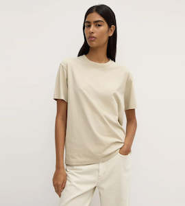 Tees: Assembly Label I Womens Organic Base Tee I Sandstone
