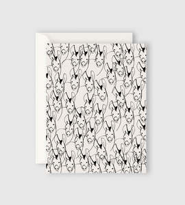 Father Rabbit Stationery | Donkeys Card