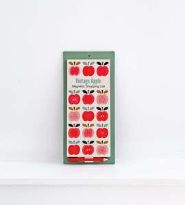 Vintage Apple Magnetic Shopping List