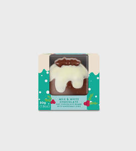 Pantry: Cocoba Christmas Pudding Hot Chocolate Bombe with Mini Marshmellows