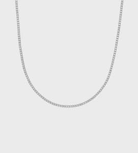 Sophie | Tennis Necklace | Silver