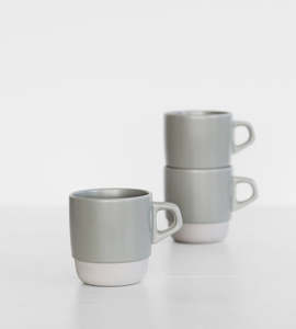 Mugs: Kinto | Stacking Mug | Grey