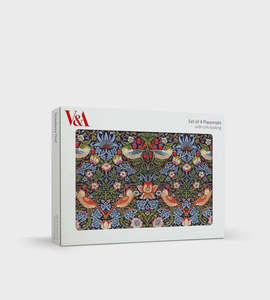 Placemat: 4 Pk Placemats | Strawberry Thief