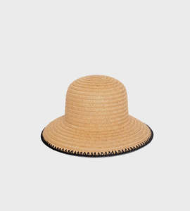 Sophie | So Shady Stitch Hat | Natural with Black