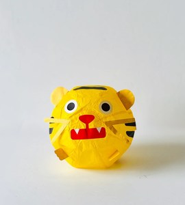 Childrens Art: TIger Paper Balloon