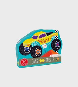 Cars | 20 Piece Monster Truck Shaped Puzzle in Shaped Box