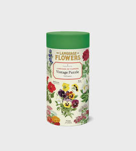 Games: Language of Flowers | 1000 Pc Vintage Puzzle