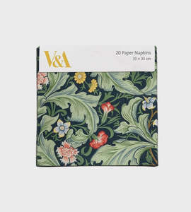 Napkins: 20 Pk Paper Napkin | Leicester Wallpaper