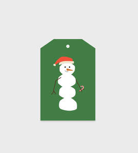 Lettuce | Snowman Gift Tag