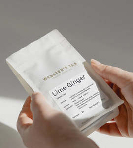 Grab And Go Gifts: Webster's Tea | Green Tea | Lime Ginger