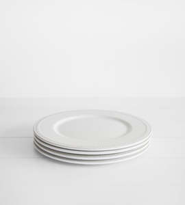 Perla Dinner Plate | White