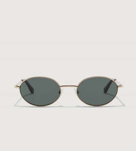 Assembly Label | Metal Oval Frame | Gold Metal