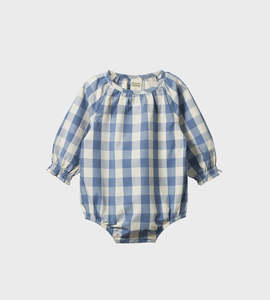 Unclassified: Nature Baby | Meadow Bodysuit Gingham | Bluebelle Check