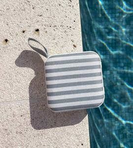 Furniture: SunnyLife I Portable Travel Speaker The Vacay I Olive Stripe