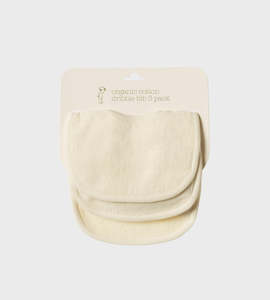 Nature Baby | Dribble Bibs 3 Pack | Natural