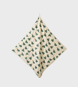 Nature Baby | Organic Cotton Hooded Towel | Pear Print