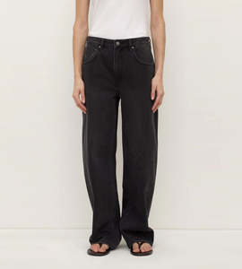 Assembly Label | Low Curve Mid Rise Jean | Faded Black