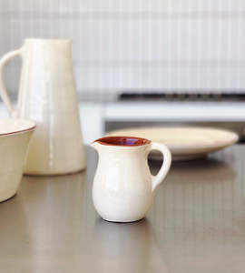 Clean Kitchen: Catalonian Terracotta | Small Round Jug Creme 300ml