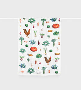 Grab And Go Gifts: Lettuce | Tea Towel | Vintage Vegetables