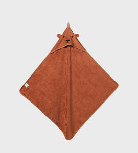 Baby Soap: Nature Baby | Bear Hooded Towel | Hazelnut