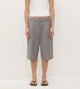Shorts: Assembly Label | Jaina Suit Short | Grey Marle