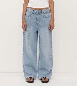 Denim: Assembly label | Loose Fit Jean | Mid Stone Wash
