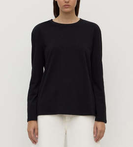 Assembly Label | Thea Long Sleeve Tee | Black