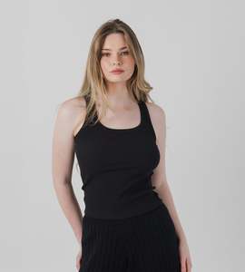 Tops: Unmade | Kaia Tank | Black