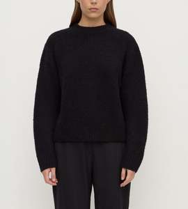 Tops: Assembly Label | Ariel Knit | Black
