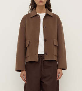 Assembly Label | Mya Wool Jacket | Milk Choc
