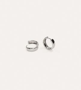 La Dailie | Everyday Cuffed Hoops | Sterling Silver