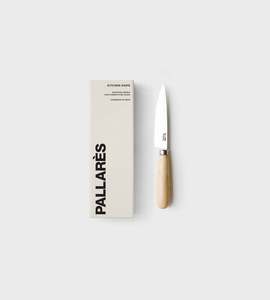 Pallares | Kitchen Knife | Boxwood | 12cm Carbon Steel Blade