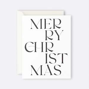 Father Rabbit Christmas Cards: Father Rabbit Stationery | Card | Modern Merry Christmas