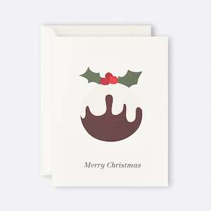 Father Rabbit Stationery | Card | Merry Christmas Pudding