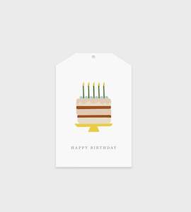 Father Rabbit Stationery | Gift Tag | Happy Birthday Cake
