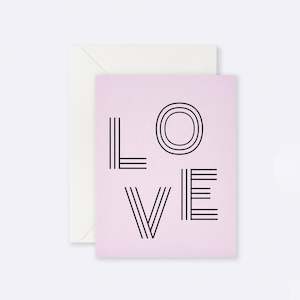 Lettuce Wedding Love Cards: Lettuce | Card | Love Stripe Letters