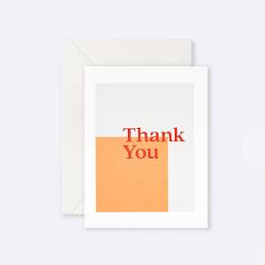Lettuce | Card | Thank You Orange Square
