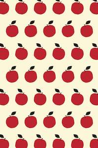 Father Rabbit | Hardcover Notebook | Red Apples