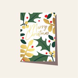 Elm Paper | Card | Christmas Holly