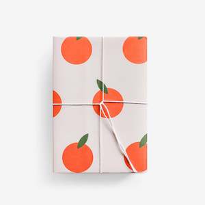 Lettuce | Wrapping Paper | Oranges Multi