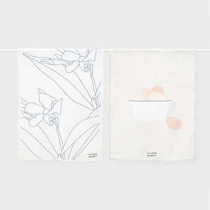 Father Rabbit Tea Towels: Father Rabbit | Tea Towel Set | Seven