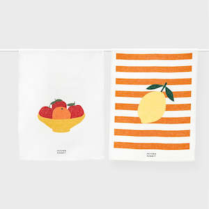 Father Rabbit | Tea Towel Set | One