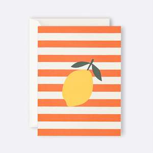 Father Rabbit Everyday Cards: Father Rabbit Stationery | Card | Lemon Stripe