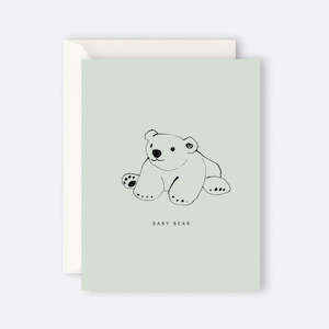 Father Rabbit Baby Kids Cards: Father Rabbit Stationery | Card | Baby Bear