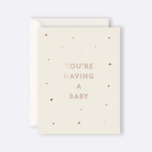 Father Rabbit Stationery | Card | Starry You're Having A Baby
