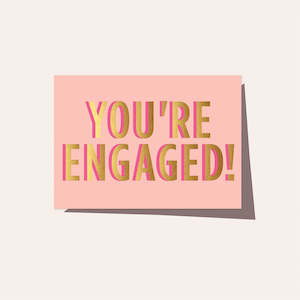 Elm Paper | Card | You're Engaged