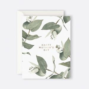 Father Rabbit Mothers Day Cards: Father Rabbit Stationery | Card | Eucalyptus Happy Mother's Day