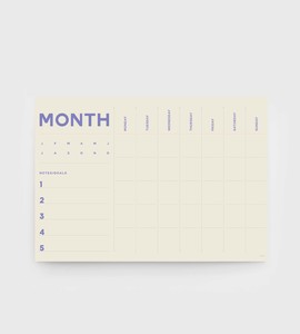 Planners: Lettuce | A2 Month Planner